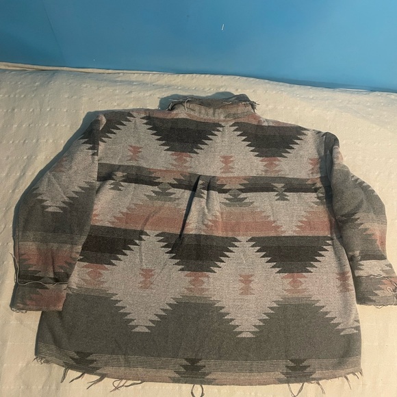 LA MIEL Multicolor Knit Jacket Size L Worn In great Condition - Picture 12 of 12